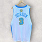 ALLEN IVERSON DENVER NUGGETS ADIDAS VINTAGE WHITE NBA SWINGMAN JERSEY