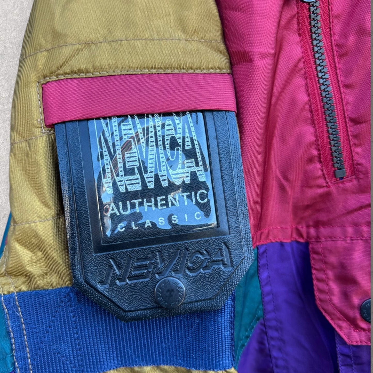 NEVICA 90s VINTAGE SKI PARKER HALF ZIP JACKET