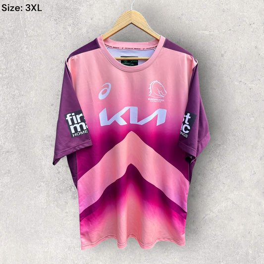 BRISBANE BRONCOS ASICS TRAINING JERSEY
