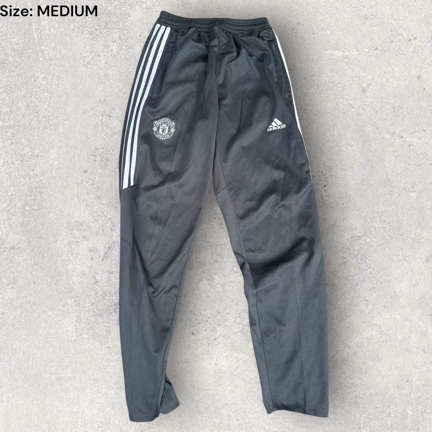 Manchester United Adidas grey football pants