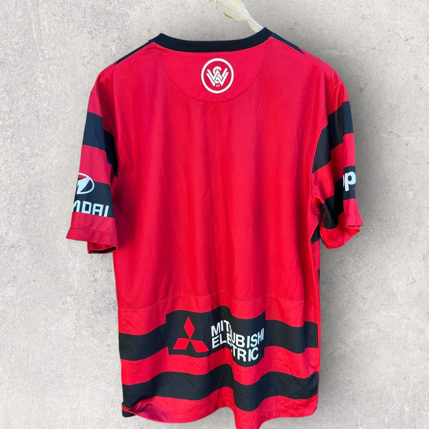 WESTERN SYDNEY WANDERERS 2015 HOME NIKE A LEAGUE FOOTBALL JERSEY