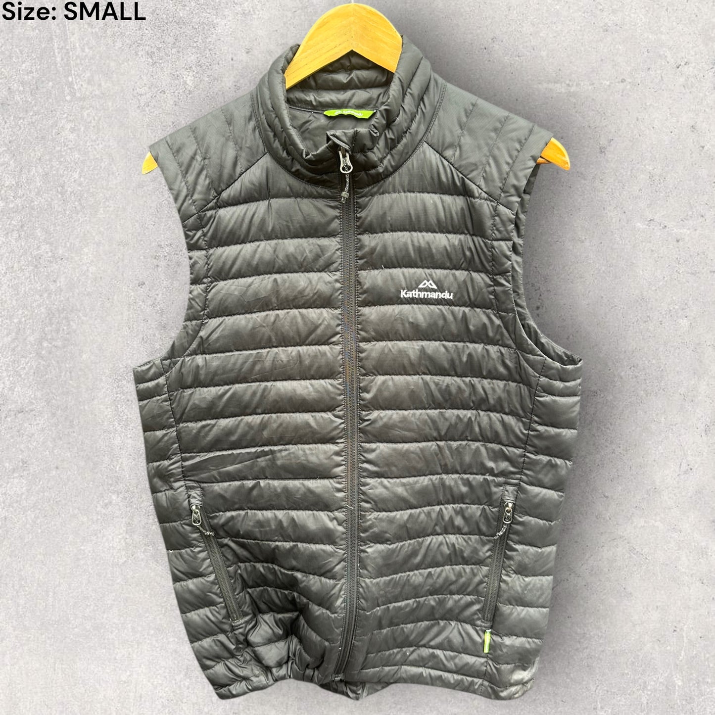 KATHMANDU BLACK SLEEVELESS PUFFER VEST