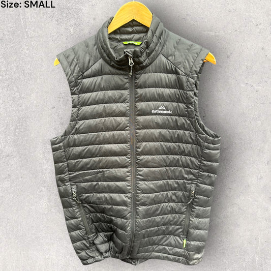 KATHMANDU BLACK SLEEVELESS PUFFER VEST