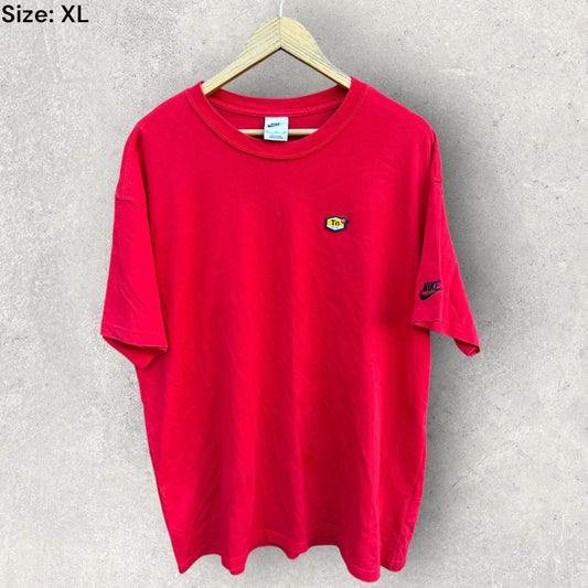NIKE TN AIRMAX RED SHORT SLEEVE SHIRT