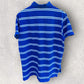 RALPH LAUREN POLO BLUE STRIPPED SHORT SLEEVE POLO SHIRT