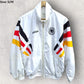 GERMANY ADIDAS VINTAGE 1980s WHITE WINDBREAKER FOOTBALL JACKET