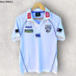 CANTERBURY BULLDOGS WHITE 2011 MEDIA POLO SHIRT