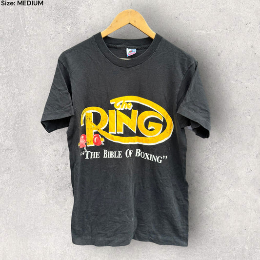 THE RING ‘BIBLE OF BOXING’ VINTAGE T-SHIRT