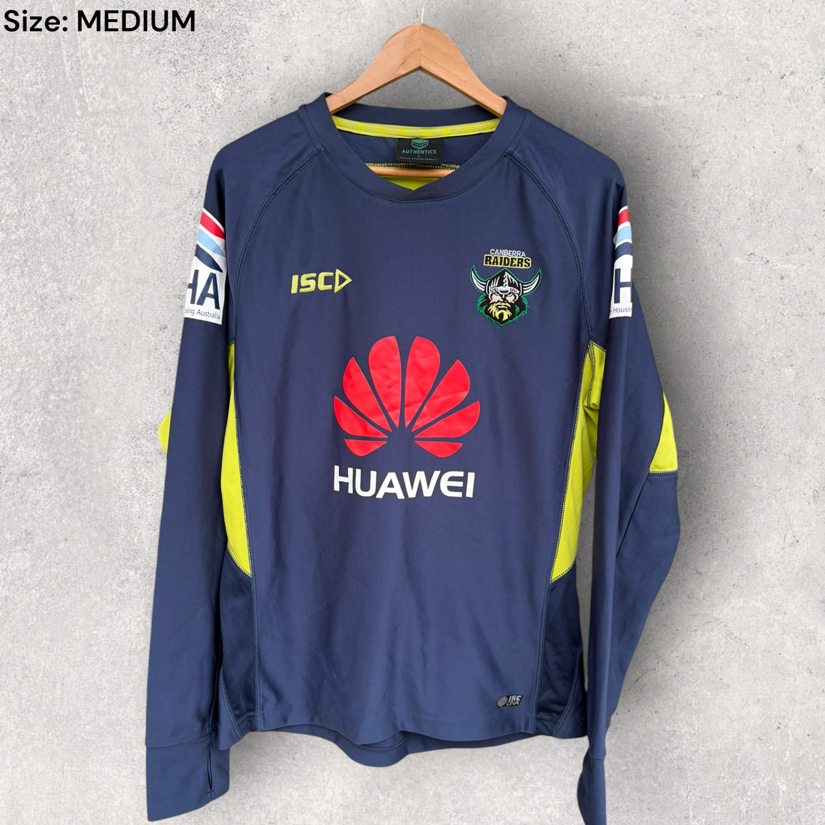 Canberra Raiders Pullover Long Sleeve ISC Crew Neck Top