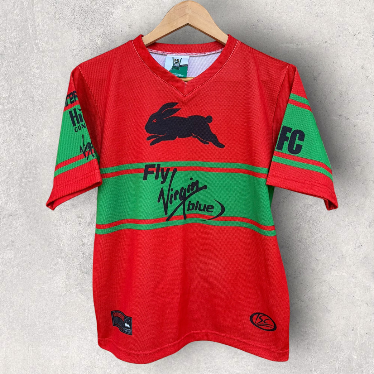 South Sydney Rabbitohs ISC Vintage Fly Virgin Blue Kids Training Shirt