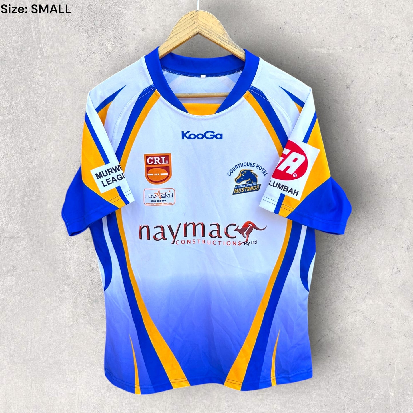 MURWILLUMBAH MUSTANGS CRL PLAYER RUGBY LEAGUE JERSEY