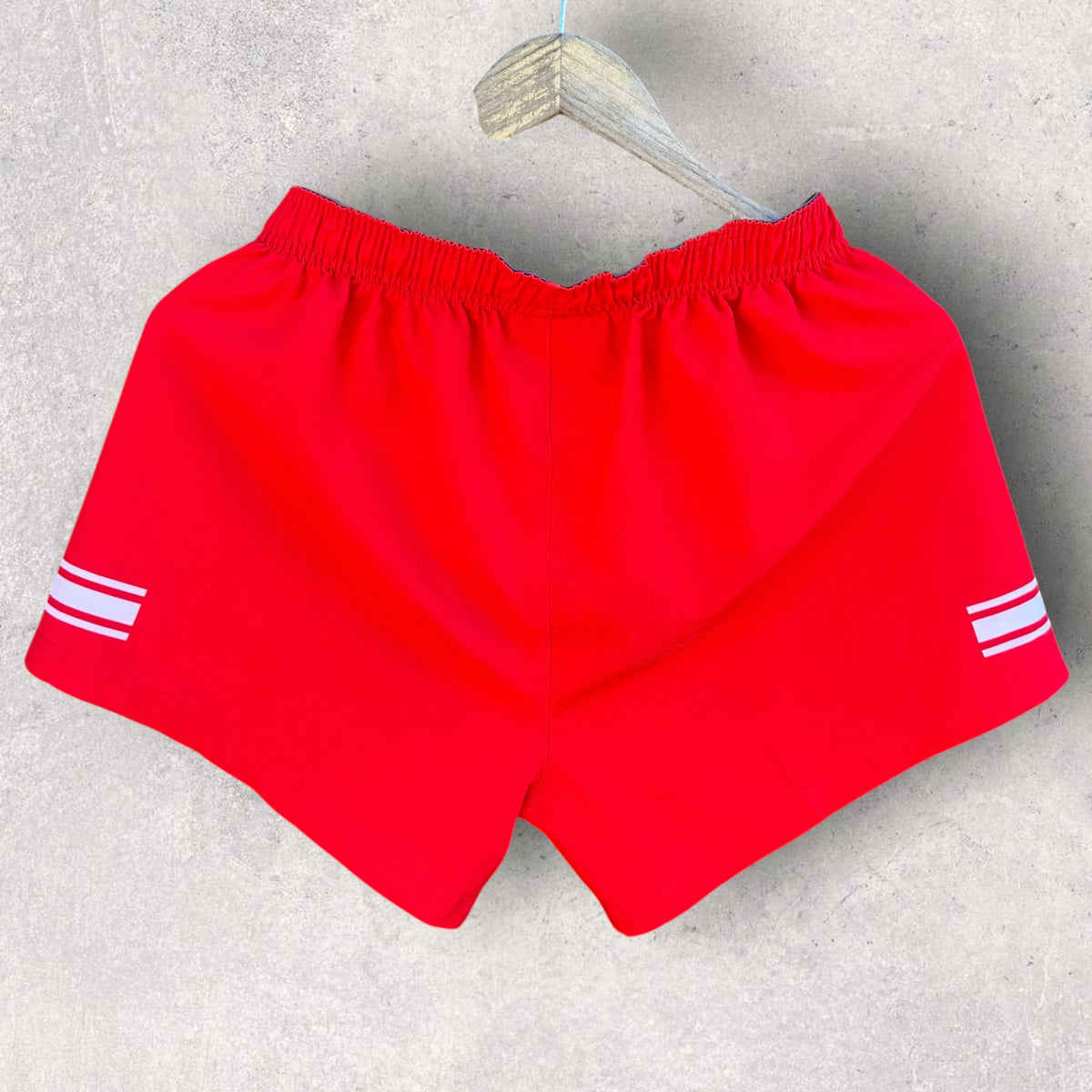 St George Illawarra Dragons Classic Red Match Shorts Nrl Worn by Sione Finau