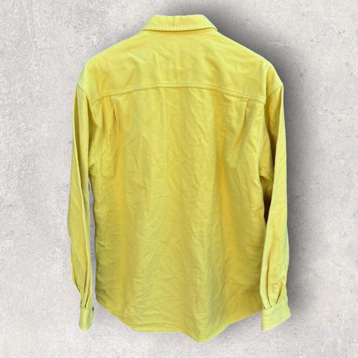 RM Williams 1999 Vintage Yellow Button Up Long Sleeve Shirt