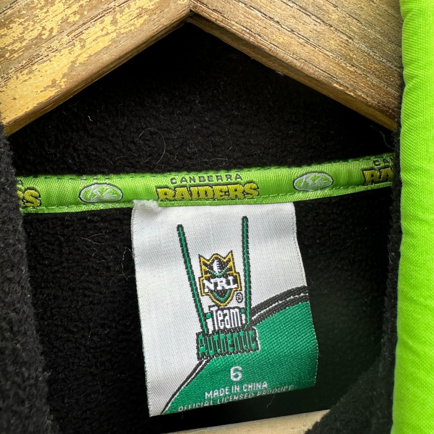 Canberra Raiders Ladies Vintage Fleece NRL Jacket