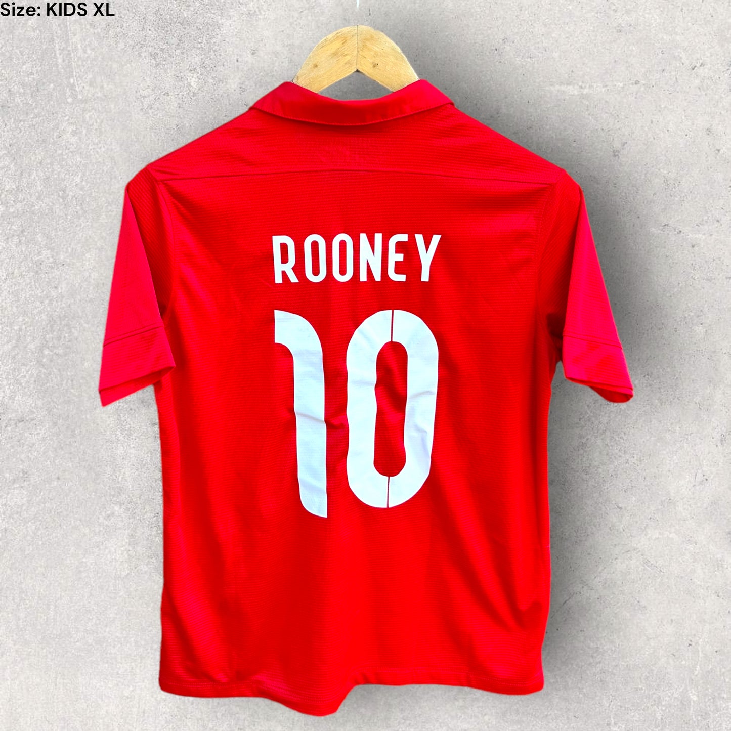 WAYNE ROONEY ENGLAND 2013 AWAY KIDS JERSEY