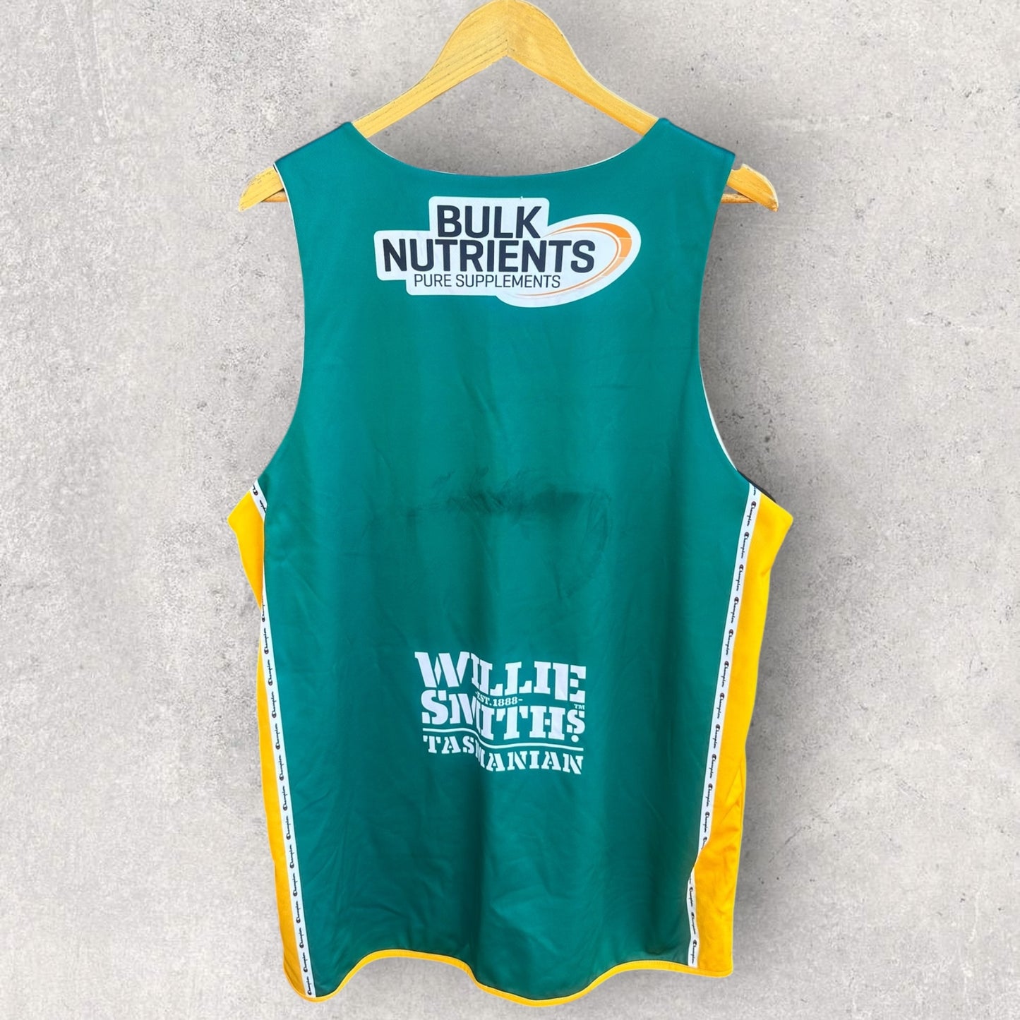 TASMANIA JACKJUMPERS PLAYER ISSUED REVERSE TRAINING JERSEY
