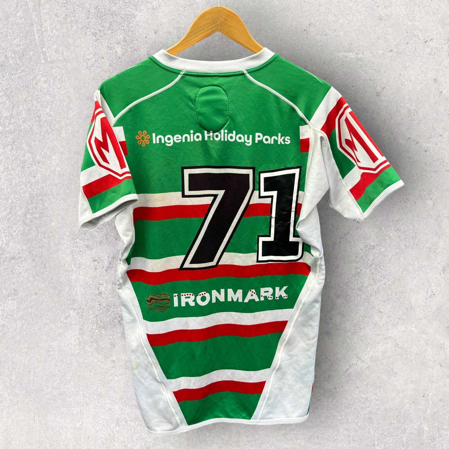 SOUTH SYDNEY RABBITOHS JERSEY FLEGG PLAYER WORN JERSEY