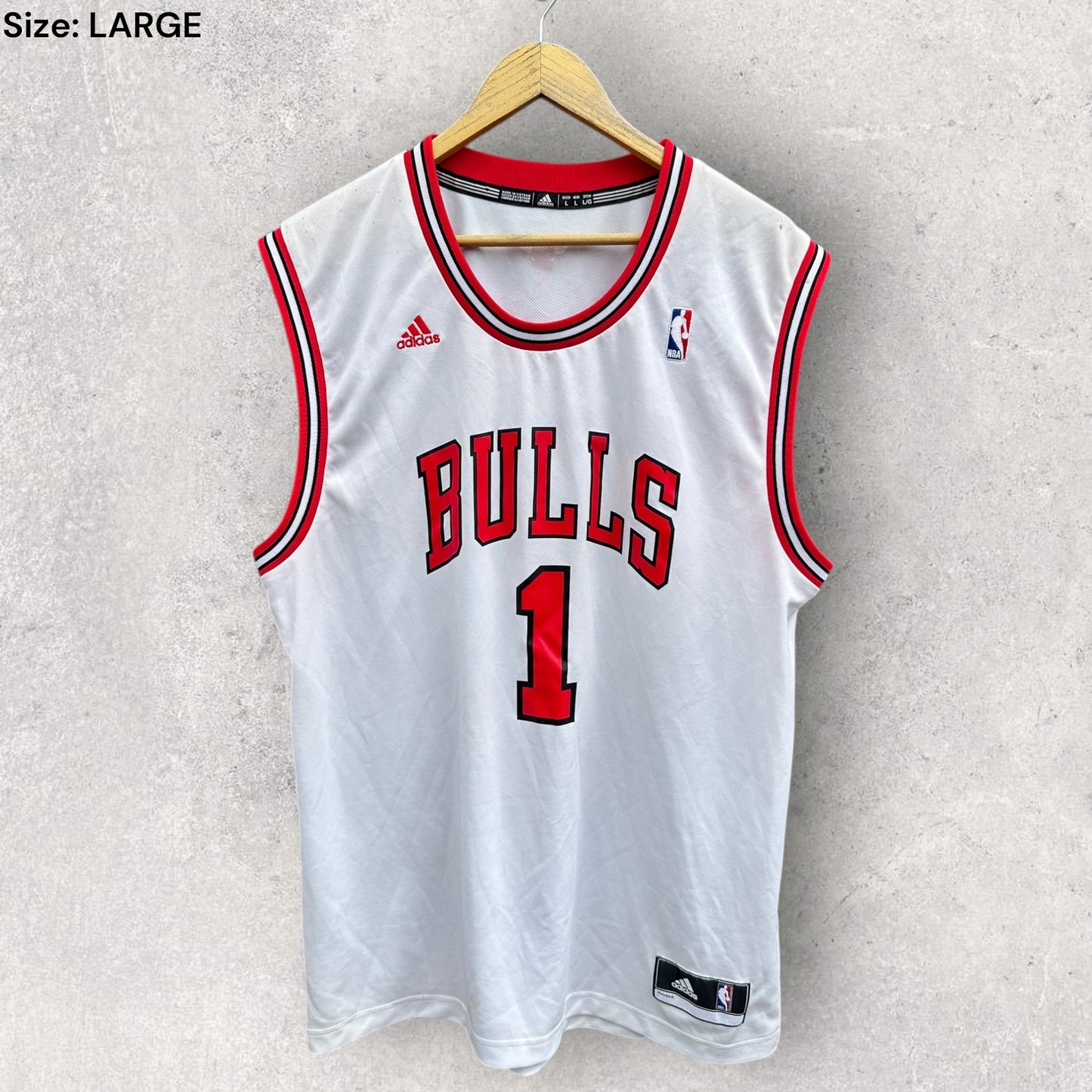 DERRICK ROSE CHICAGO BULLS 2013 ADIDAS SWINGMAN NBA JERSEY