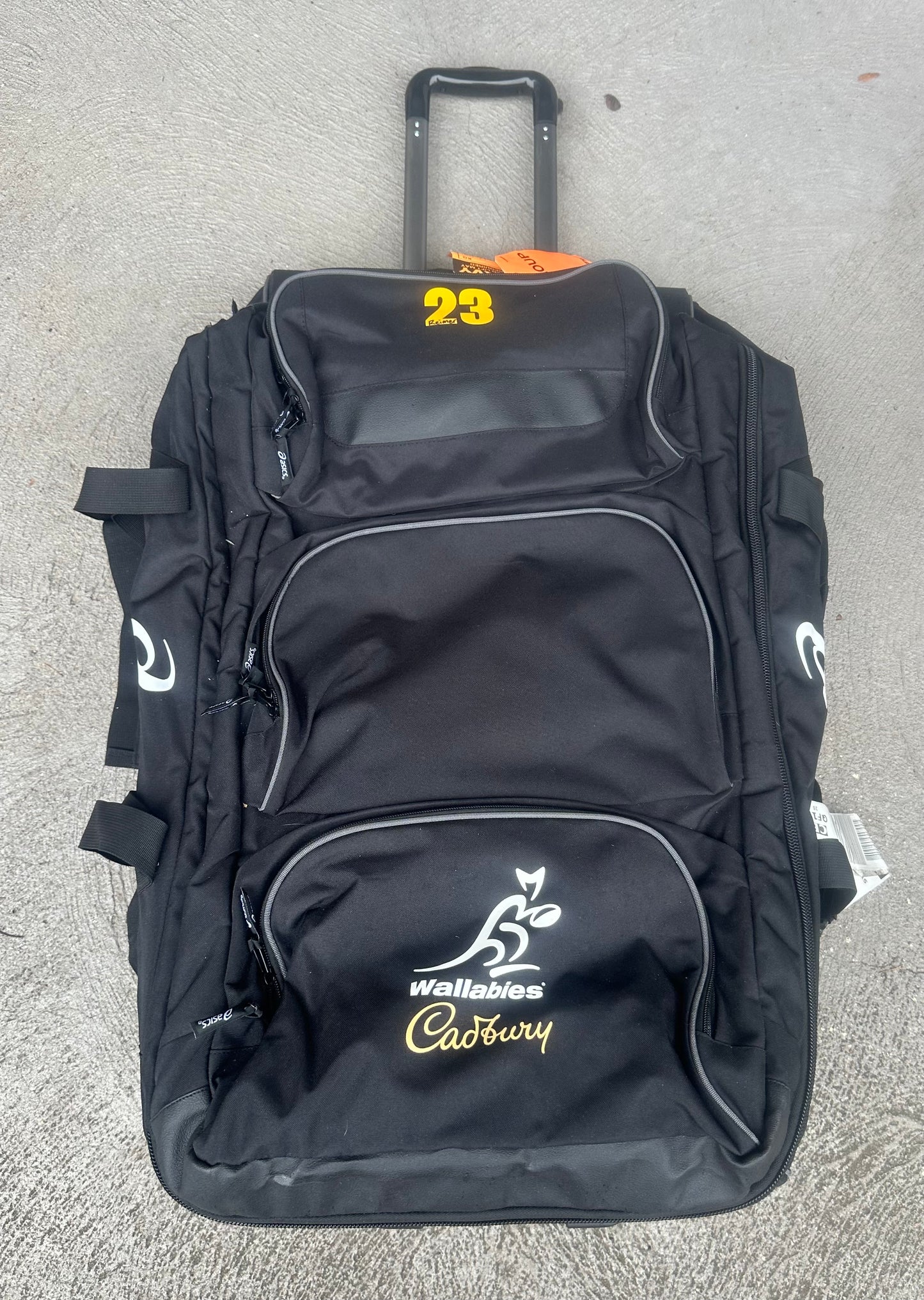 Australian Wallabies Player Used International Travel Suitcase Rugby Union