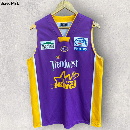 SYDNEY KINGS ISC VINTAGE NBL BASKETBALL JERSEY