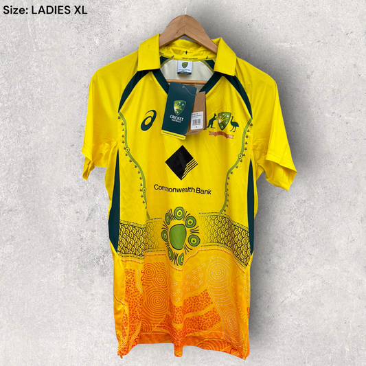 Cricket Australia 2022 Indigenous ODI ASICS Womens Jersey Brand New