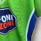CANBERRA RAIDERS JERSEY FLEGG/PREMIER LEAGUE PLAYER ISSUED #8 ISC JERSEY SIGNED BY SQUAD