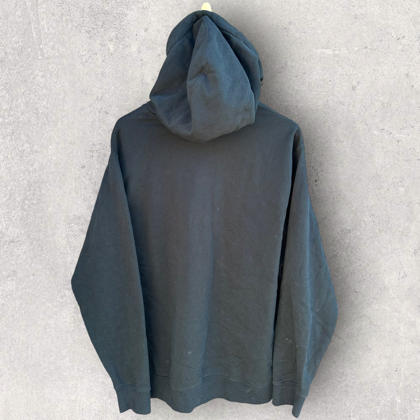 NIKE BLACK HOODED PULLOVER JUMPER