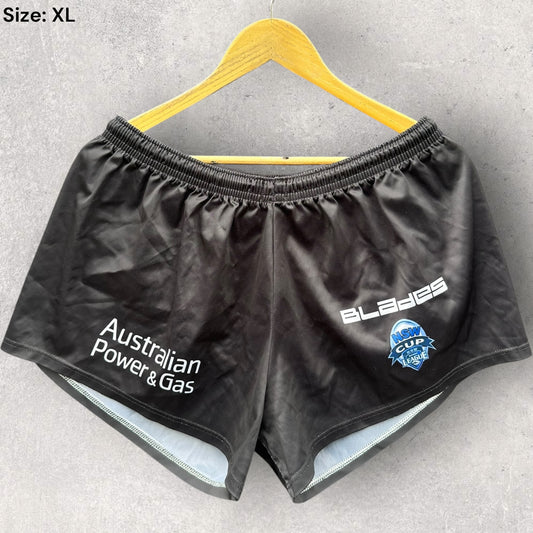 BALMAIN TIGERS NSW CUP BLACK MATCH SHORTS