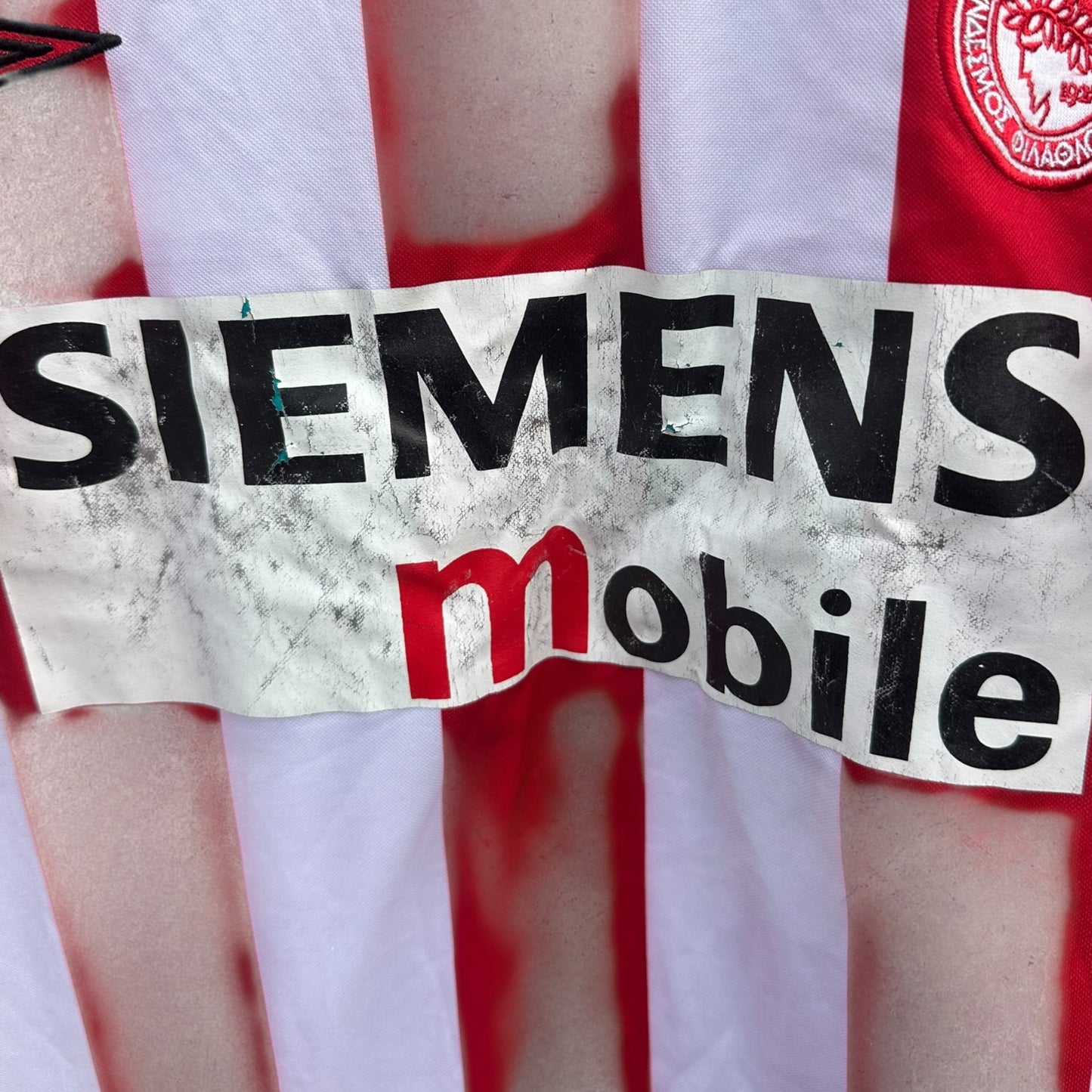 OLYMPIACOS RIVALDO 2002-2003 UMBRO HOME FOOTBALL VINTAGE JERSEY