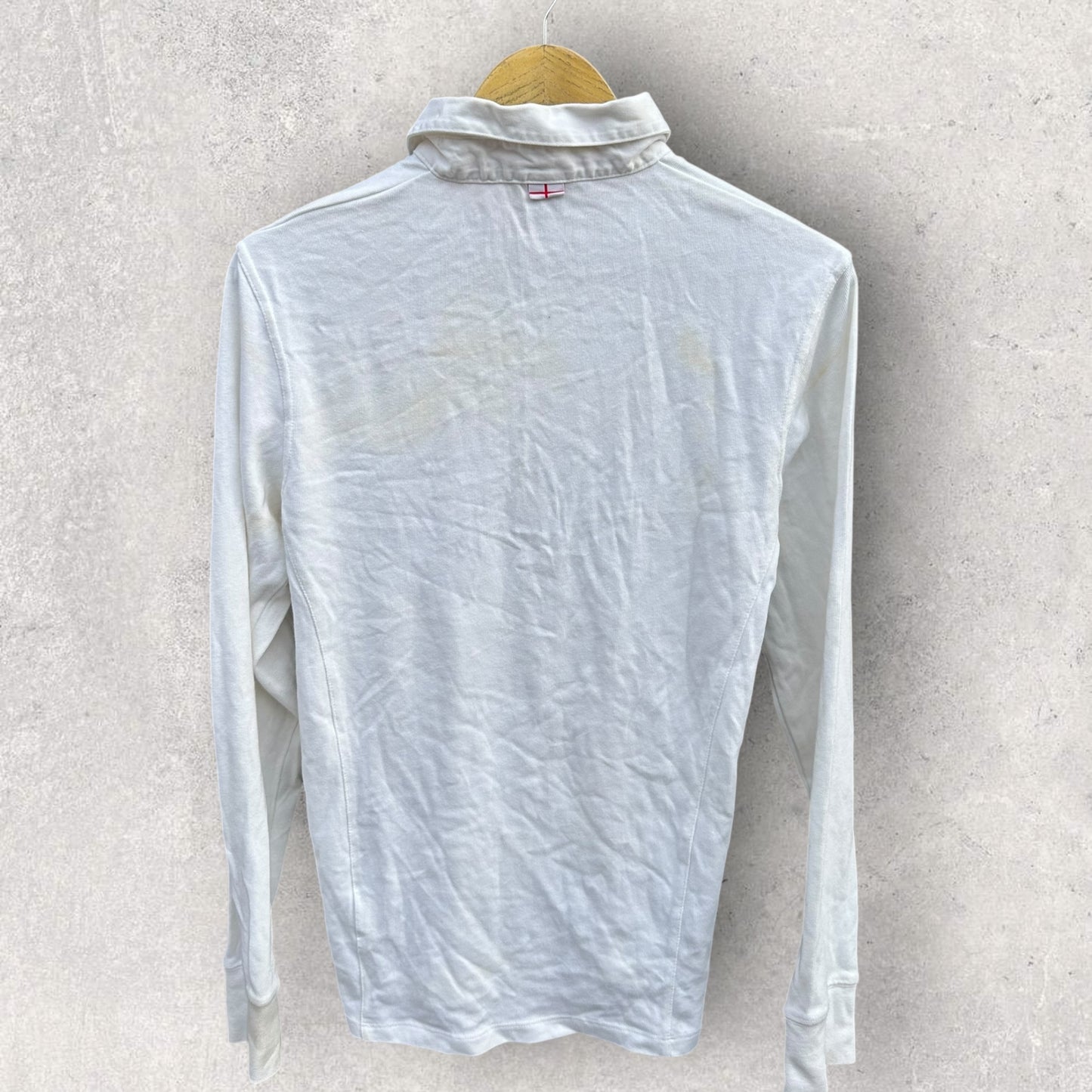 ENGLAND NIKE RUGBY UNION LONG SLEEVE COTTON JERSEY