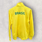 BRAZIL X PELE FULL ZIP YELLOW FOOTBALL JACKET