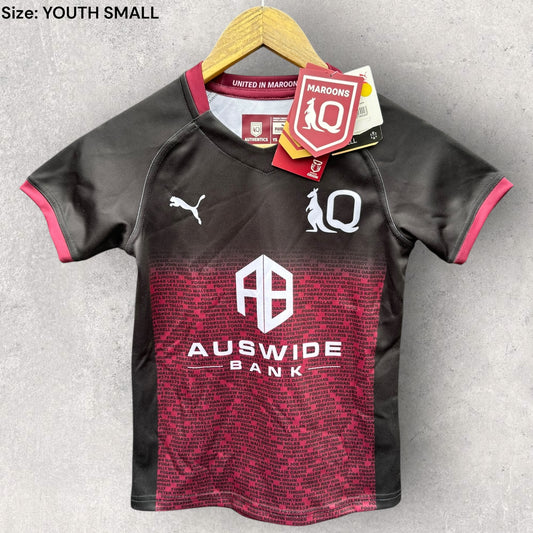 QUEENSLAND MAROONS PUMA KIDS HERITAGE JERSEY BRAND NEW WITH TAGS