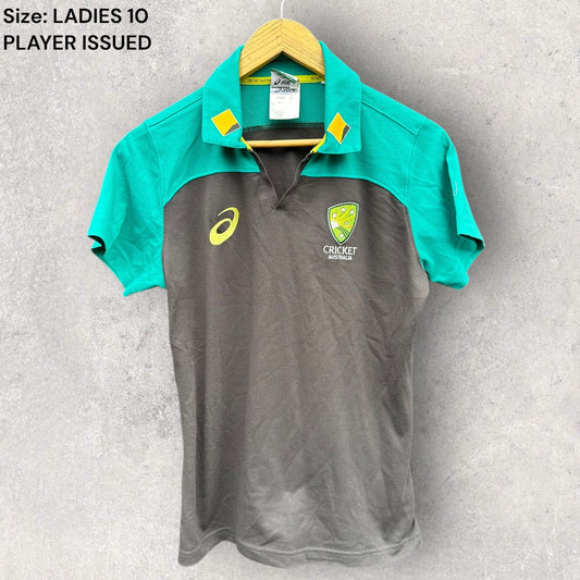 CRICKET AUSTRALIA PLAYER ISSUED ASICS POLO AJ WELLINGTON
