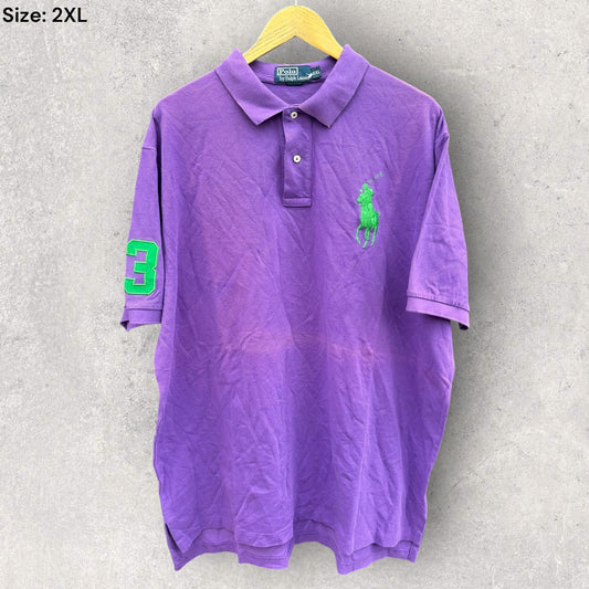 RALPH LAUREN POLO PURPLE SHORT SLEEVE POLO SHIRT
