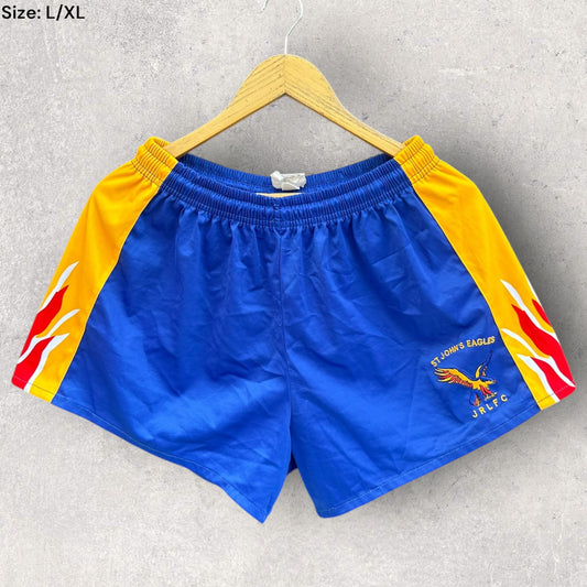 ST JOHNS EAGLES VINTAGE RUGBY LEAGUE MATCH SHORTS