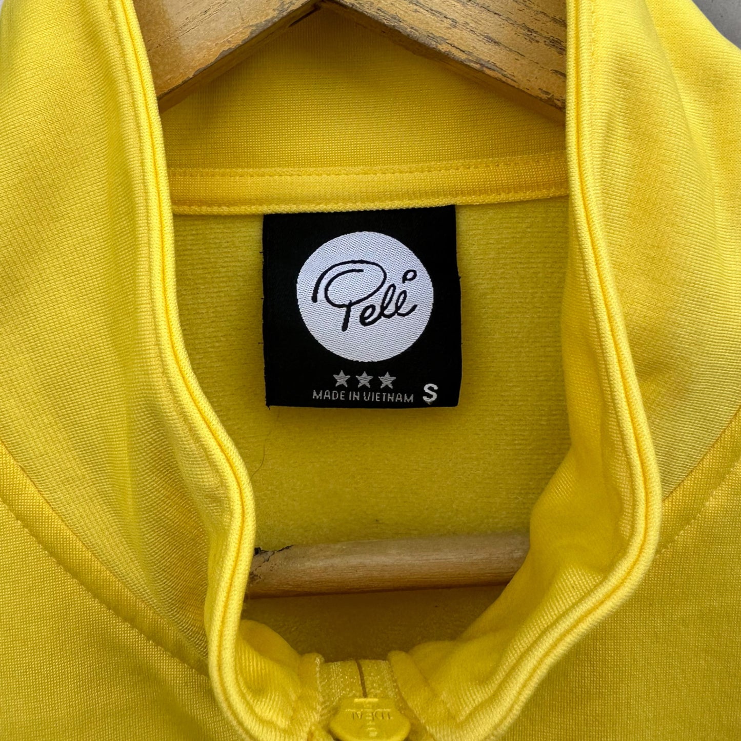 BRAZIL X PELE FULL ZIP YELLOW FOOTBALL JACKET