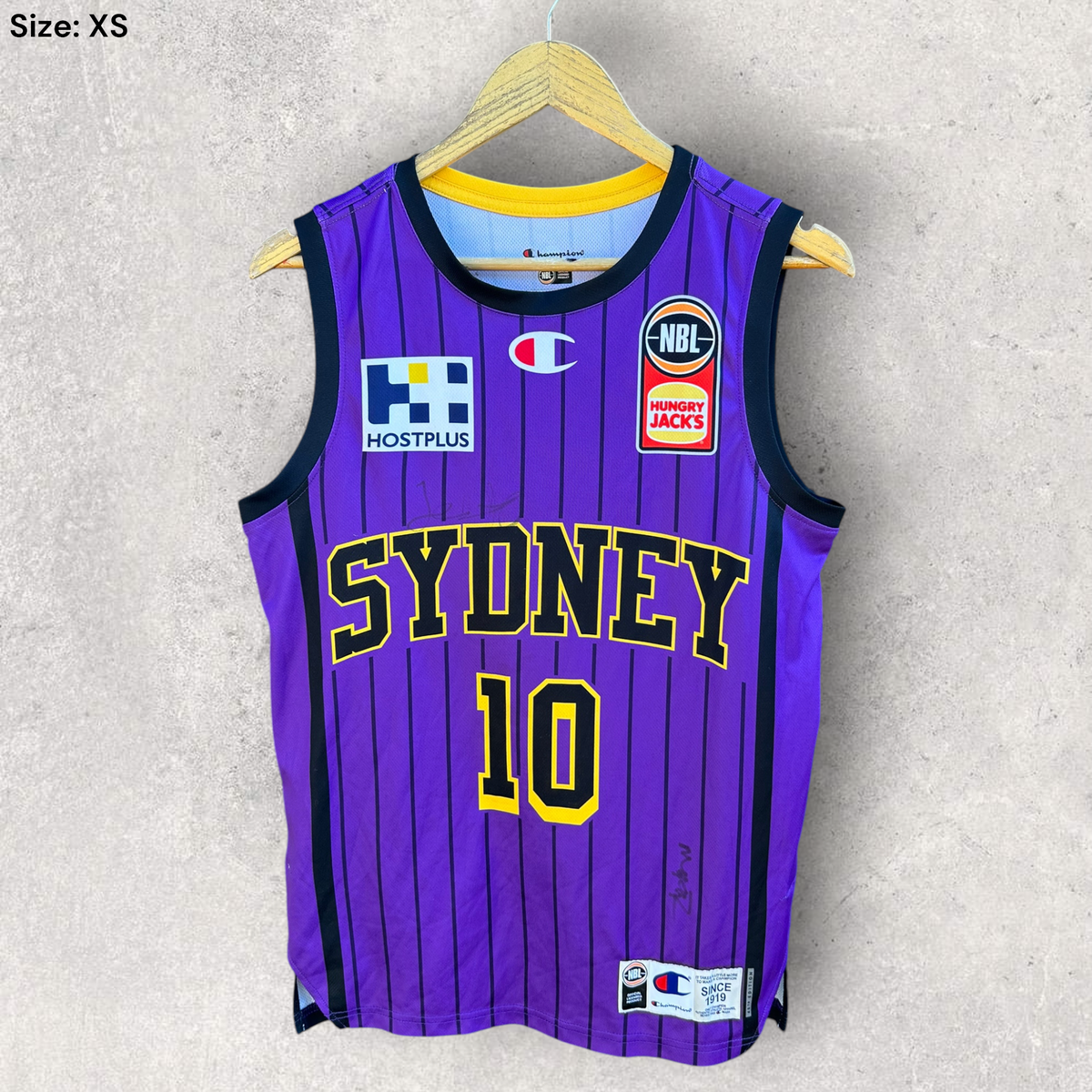 Xavier Cooks Sydney Kings Indigenous NBL Basketball Jersey Signed