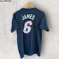 LEBRON JAMES MIAMI HEAT ADIDAS BLACK SHIRT