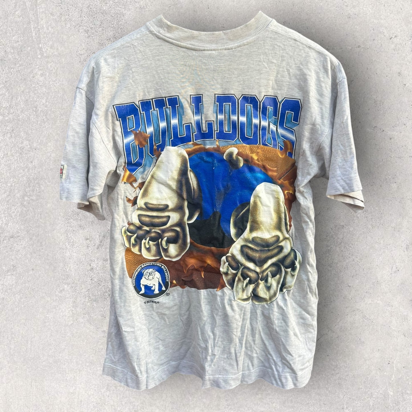 CANTERBURY BULLDOGS ARL NUTMEG VINTAGE BREAKTHROUGH SHIRT