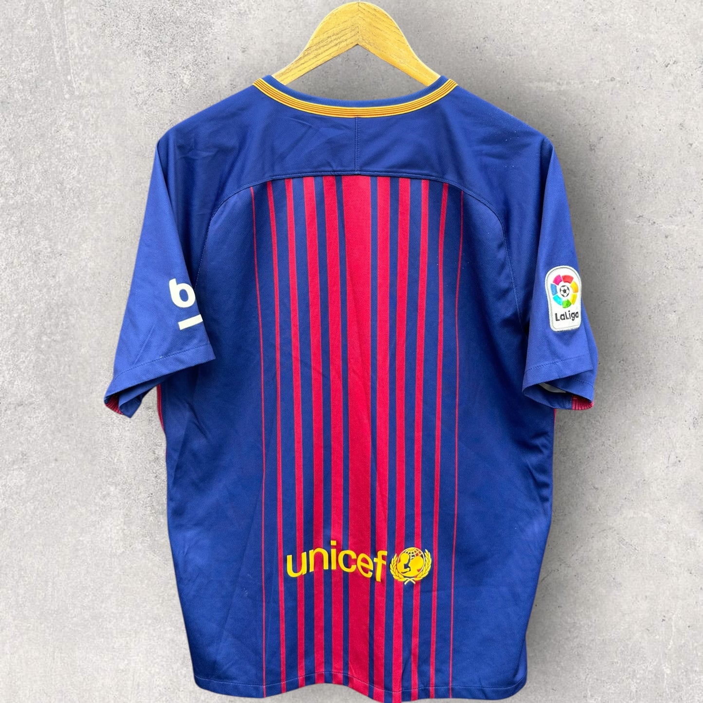 Barcelona FC 2017-2018 Nike Home Football Jersey