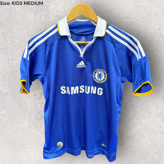 CHELSEA FC 2008-2009 ADIDAS KIDS HOME FOOTBALL JERSEY