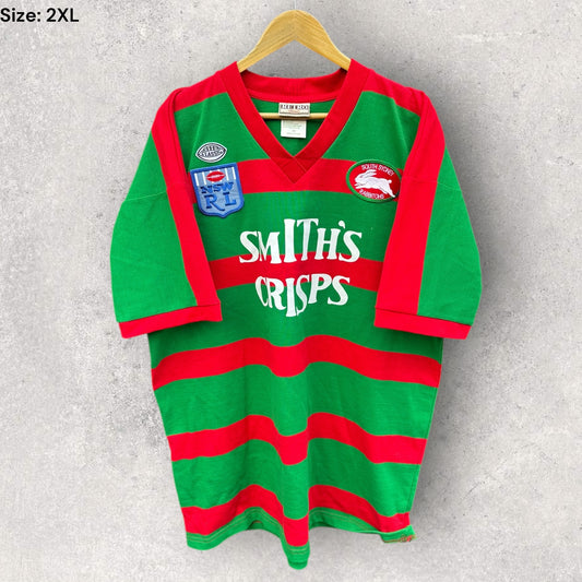 SOUTH SYDNEY RABBITOHS SMITHS RETRO SHORT SLEEVE JERSEY