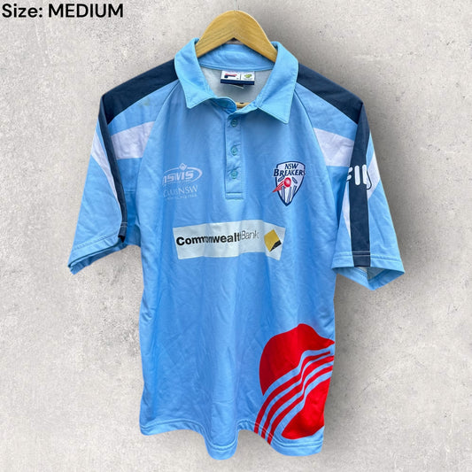 NSW BREAKERS WOMENS CRICKET VINTAGE FILA JERSEY