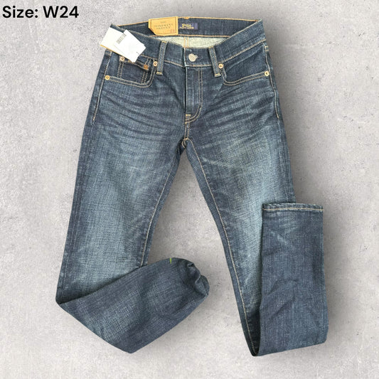 RALPH LAUREN POLO WOMENS TOMPKINS SKINNY JEANS BRAND NEW WITH TAGS W24
