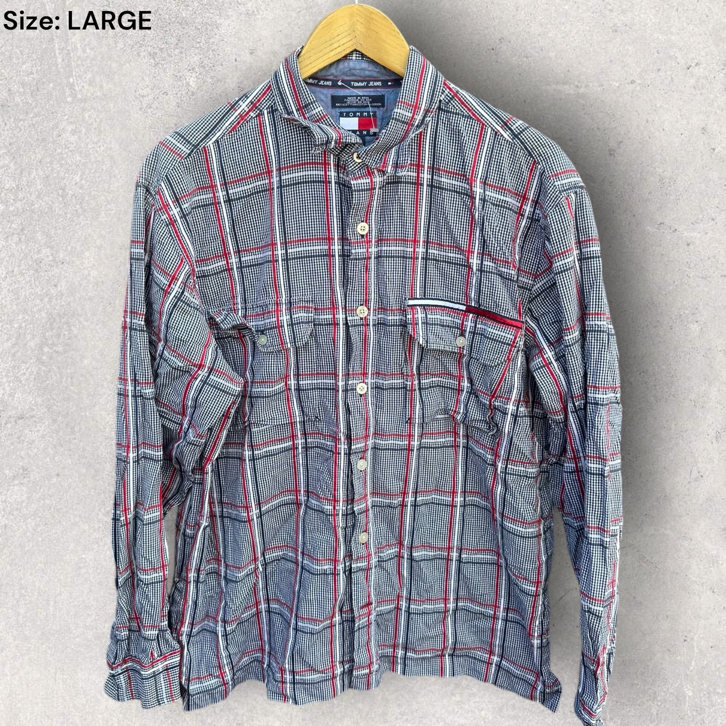 TOMMY HILFIGER LONG SLEEVE DRESS SHIRT