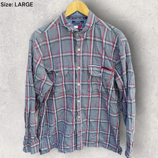 TOMMY HILFIGER LONG SLEEVE DRESS SHIRT