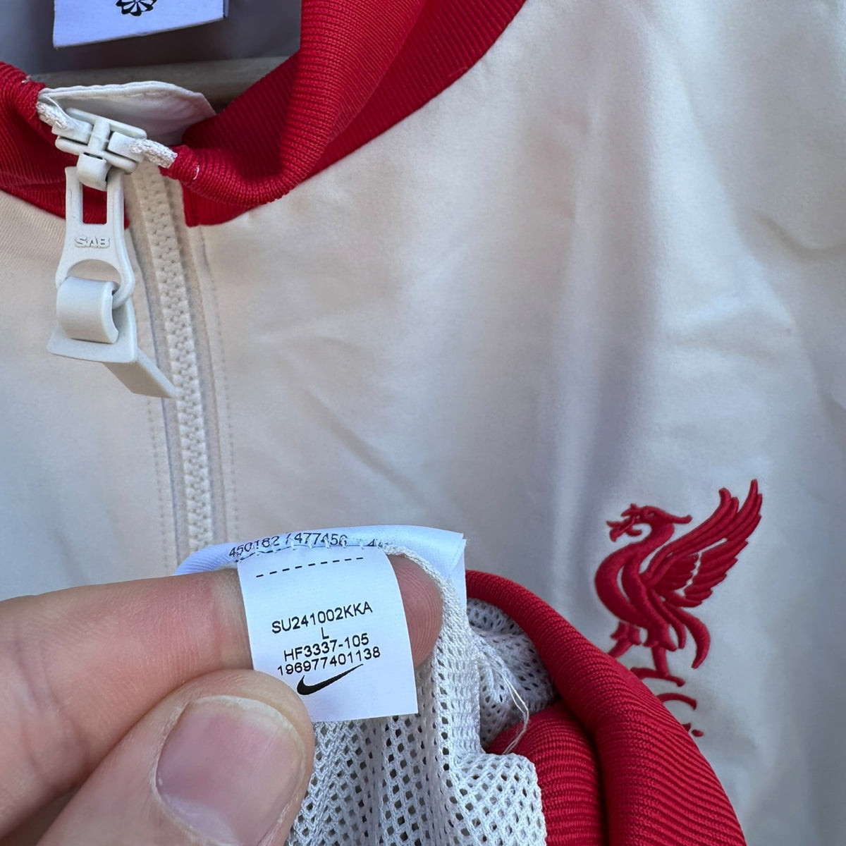 Liverpool FC 2024/2025 Nike Strike Anthem Full Zip Football Windbreaker Jacket