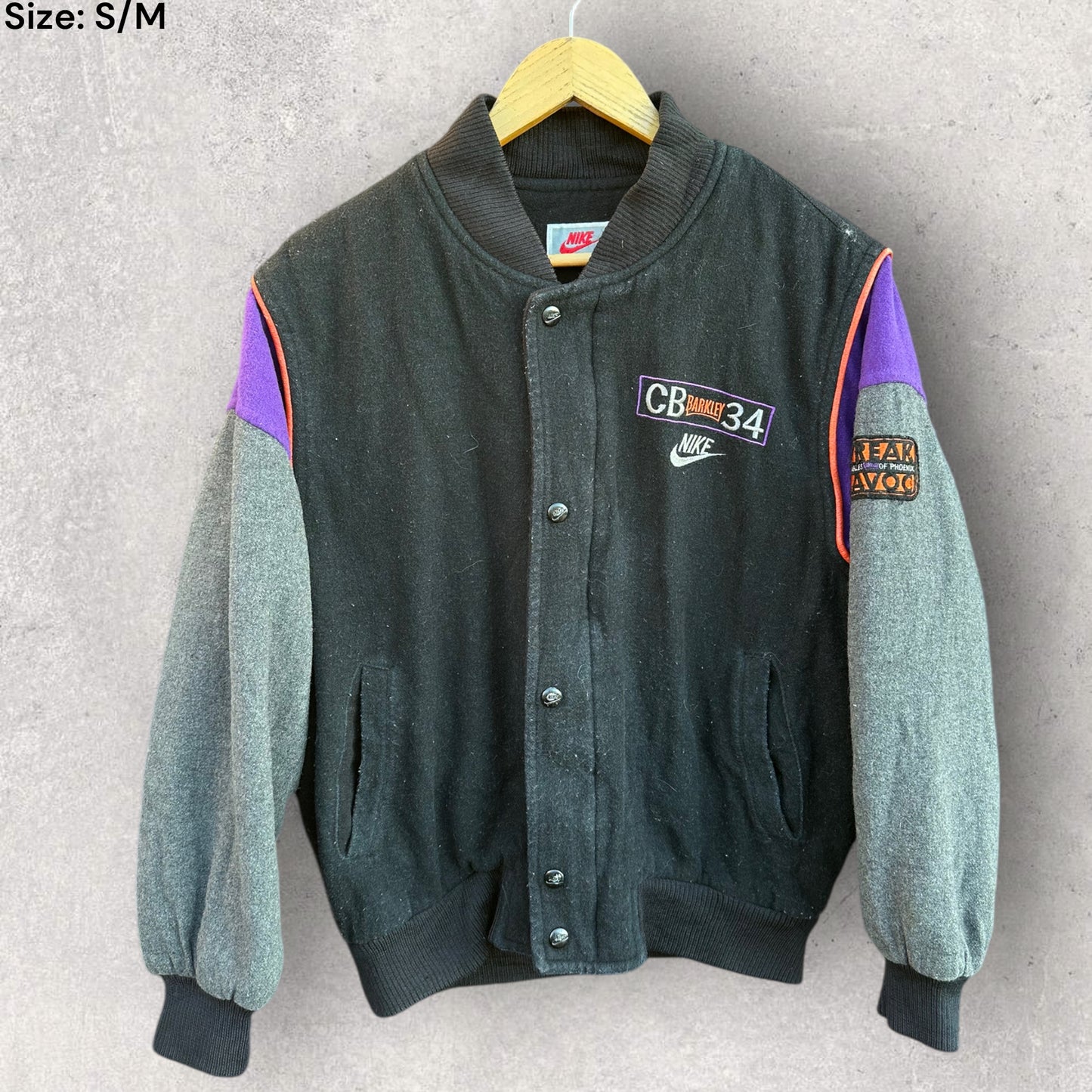 CHARLES BARKLEY WREAK HAVOC NIKE VINTAGE BOMBER JACKET