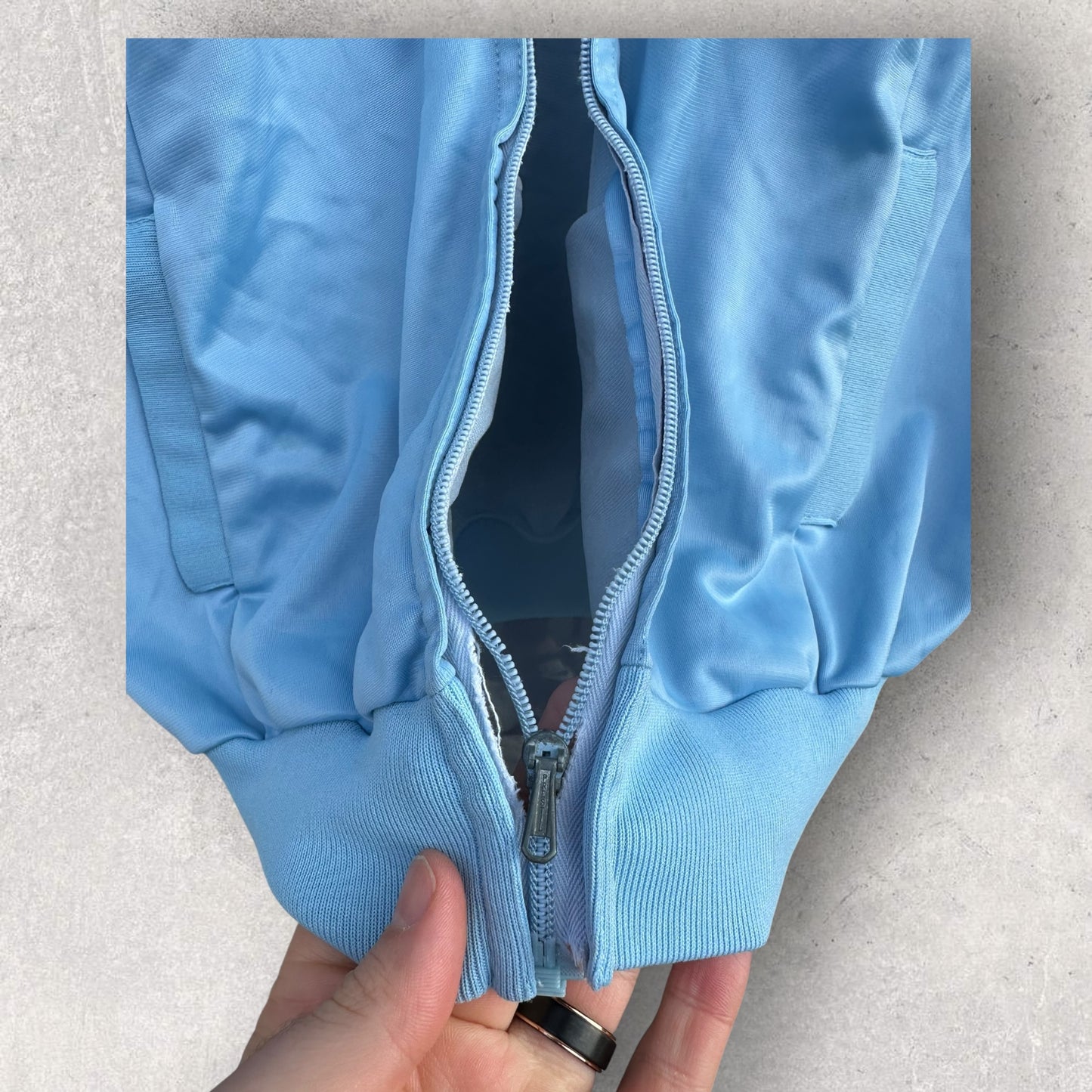 Adidas Vintage 1980s Light Blue jacket