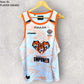 WESTS TIGERS 2025 PLAYER TRAINING SINGLET ISSUED TO REUBEN PORTER